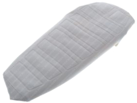 Buddyseat Cover White Denfeld Saddle