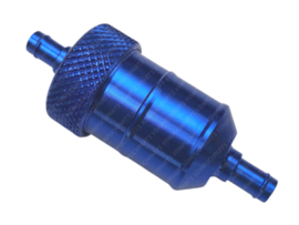 Fuel filter Aluminium CNC Demountable! Blue BIG 2 Universal