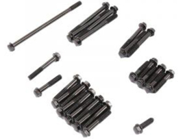 Engine bolts set Complete Black Honda MB / MT / MTX