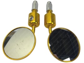 Plug-in mirror set Round Gold Universal