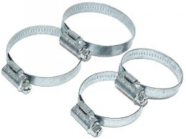 Mounting Clamp set Covers Front fork Galvanized 4-Pieces Zündapp
