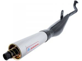 Exhaust 22mm Black Jamacrol Vespa Ciao