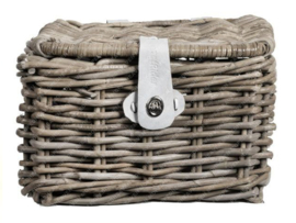 Mand Riet Retro Nature Grey Klein 8 Liter 32cm x 21cm x 24cm Universeel