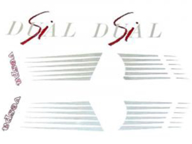 Sticker set Dual Vespa SI