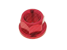 Moer Wiel As M12 x 1.75mm Rood Universeel