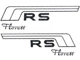 Sticker set Battery box Black - White New Model Kreidler RS