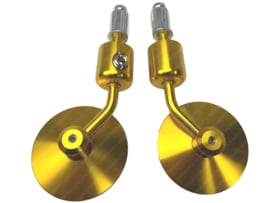 Plug-in mirror set Round Gold Universal