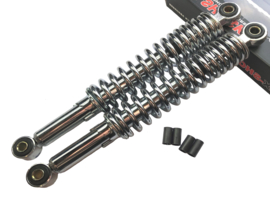 Shock absorber set MKX Chrome 240mm Puch Magnum x / Tomos / Gilera Citta