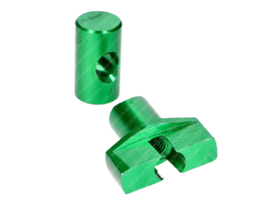 Brake cable Adjuster set M6 Green 2-Pieces Universal