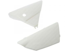 Side panel set White Yamaha DT50MX / DT80MX