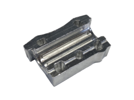 Mounting block centerstand aluminium chrome Puch Maxi