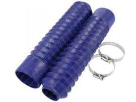 Fork covers set Front fork Blue Short 25cm Honda MT