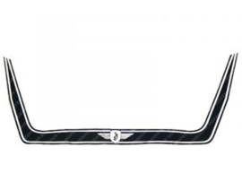 Sticker Buddyseat saddle Black - White Zündapp