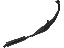 Exhaust Below Black 70cc Honda MT