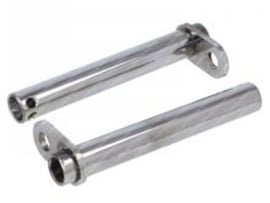 Flasher Bracket set Front side Stainless steel Zündapp 519 / 530