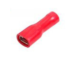 Flat plug sleeve Isolated Red 4.8mm A-Quality! Universal