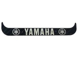 Sticker License Plate Holder Wide Black - White Yamaha