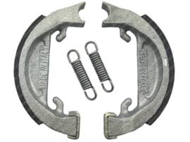 Brake shoes 80mm x 18mm Polini Top-Qaulity! Puch Maxi / X50 / Peugeot 103 / Honda Camino