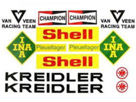 Sticker set Van Veen Racer Complete Kreidler