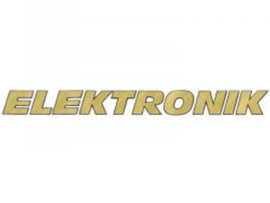 Sticker Elektronik Gold - Black 142mm x 12mm Kreidler Elektronik