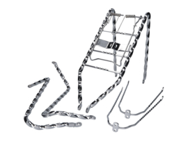Frameparts set Twist chrome Heavy-Qaulity! Puch Maxi N / K models