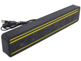 Lamp Yellow - Stripes LED 295mm x 55mm x 27mm Kreidler
