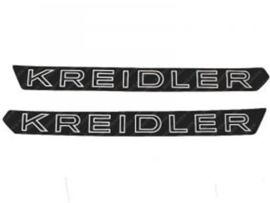 Sticker set Tank Black - White A-Tank Kreidler