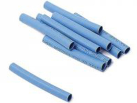 Shrink tubes Blue 3.5mm x 40mm 10-Pieces Universal