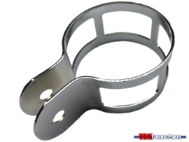 Exhaust clamp wide chrome (60mm)