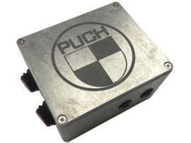 Box ignition with Switch Puch Logo Aluminium universal