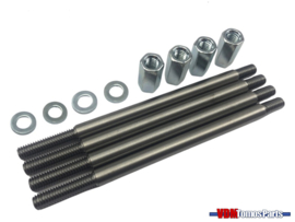 VDMRacing Cylinder stud set M7 > M6 3D nuts perfect fitment Top-Qaulity!