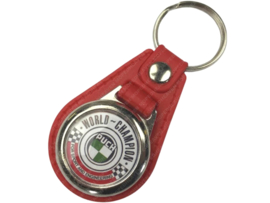 Sleutelhanger Rood Logo Puch World Champion