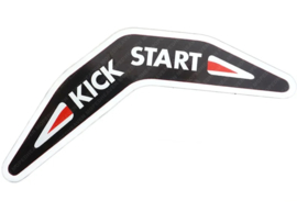 Sticker kickstart Black / White / Red Tomos A3 / S25