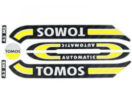Sticker set Yellow old model Tomos A3