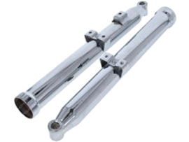 Outer Leg set Front fork Left & Right side Chrome Zündapp 529