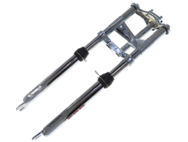 Front fork - Disc brake! short 56cm chrome EBR Puch Maxi