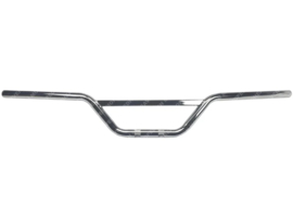 Handlebar Moto Cross Wide - Low Chrome 120mm - 22mm Universal