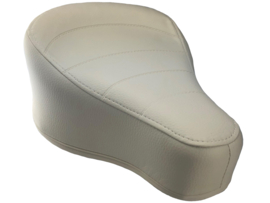 Saddle as original thick with Puch print white Puch Maxi