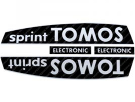 Sticker set Black / White Tomos Sprint 4S Electronic