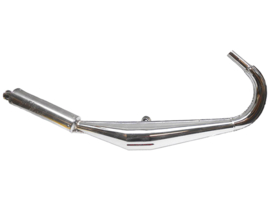 Exhaust Techno Chrome Low Model Yamaha DT / DT50R / DT50SM / XSM / XTM / Etc