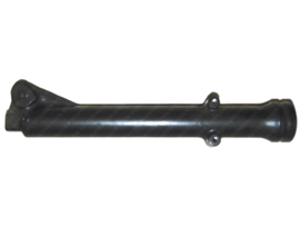 Lower leg Front fork Left side Black Honda MB