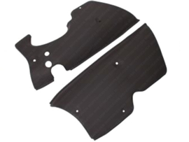 Side panel set Left & Right Matt Black Kreidler Superbreitwand