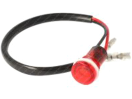 Controlelampje Rood 18mm - 12 Volt Universeel