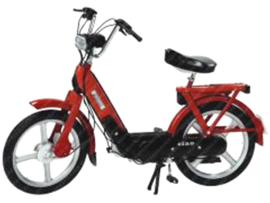 Schaalmodel 1:10 Metallic Rood als Origineel Vespa Ciao