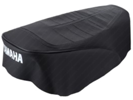 Buddyseat Cover Width Stripes - Black Print Yamaha RD50MX