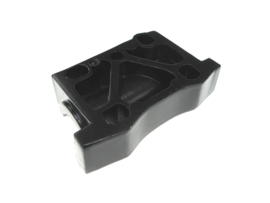 Mounting block centerstand aluminium black Puch Maxi