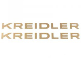 Sticker set Gold 200mm x 17mm 2-Pieces Kreidler