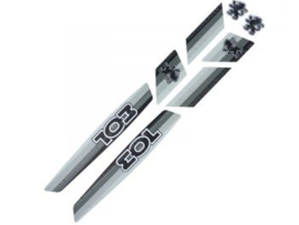 Sticker set Grey - Black 8-Pieces Peugeot 103
