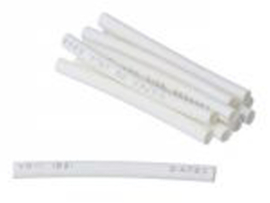 Shrink tubes White 2.0mm x 40mm 10-Pieces Universal