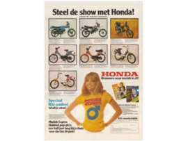 Poster "Honda Muziek Expres" 870mm x 600mm Honda